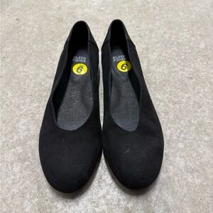 Eileen Fisher Black Suede Flats (10)